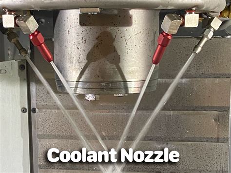 coolant nozzle for cnc machine|coolant system for milling machine.